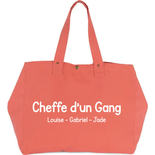 Grand cabas Personnalisable