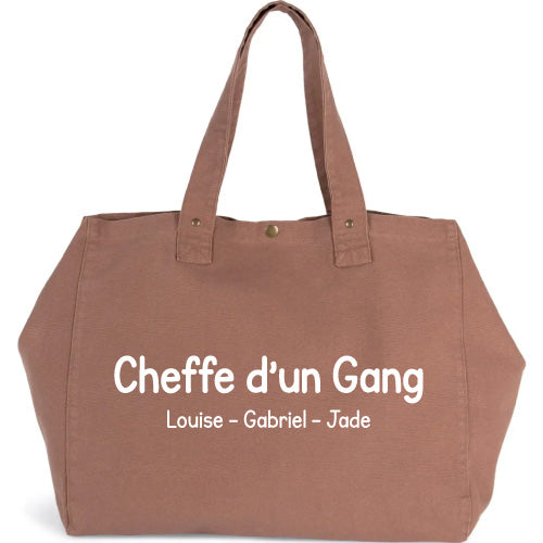 Grand cabas Personnalisable