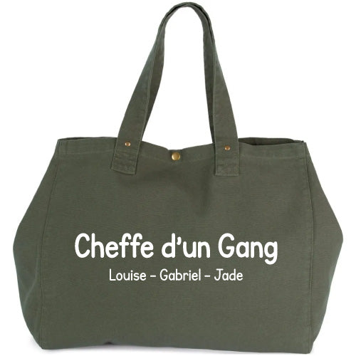 Grand cabas Personnalisable