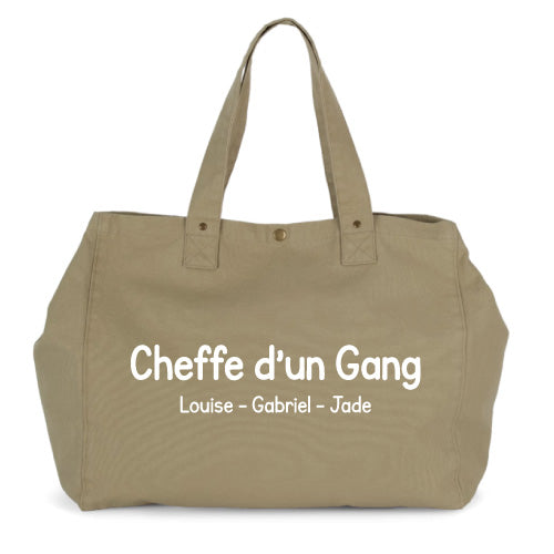 Grand cabas Personnalisable