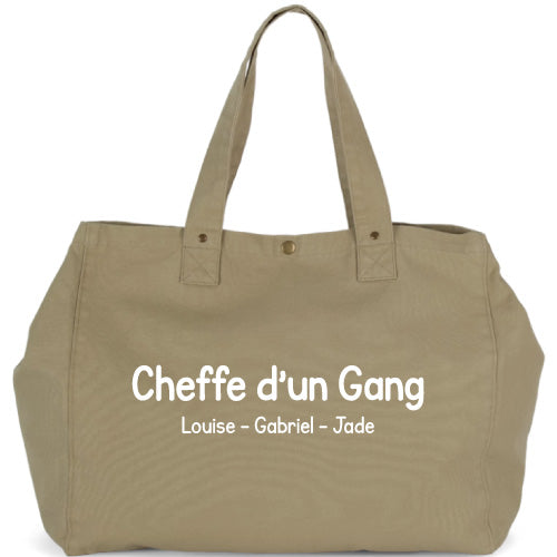 Grand cabas Personnalisable