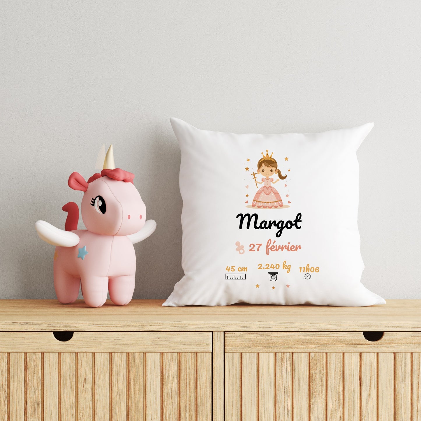 Housse de coussin personnalisable
