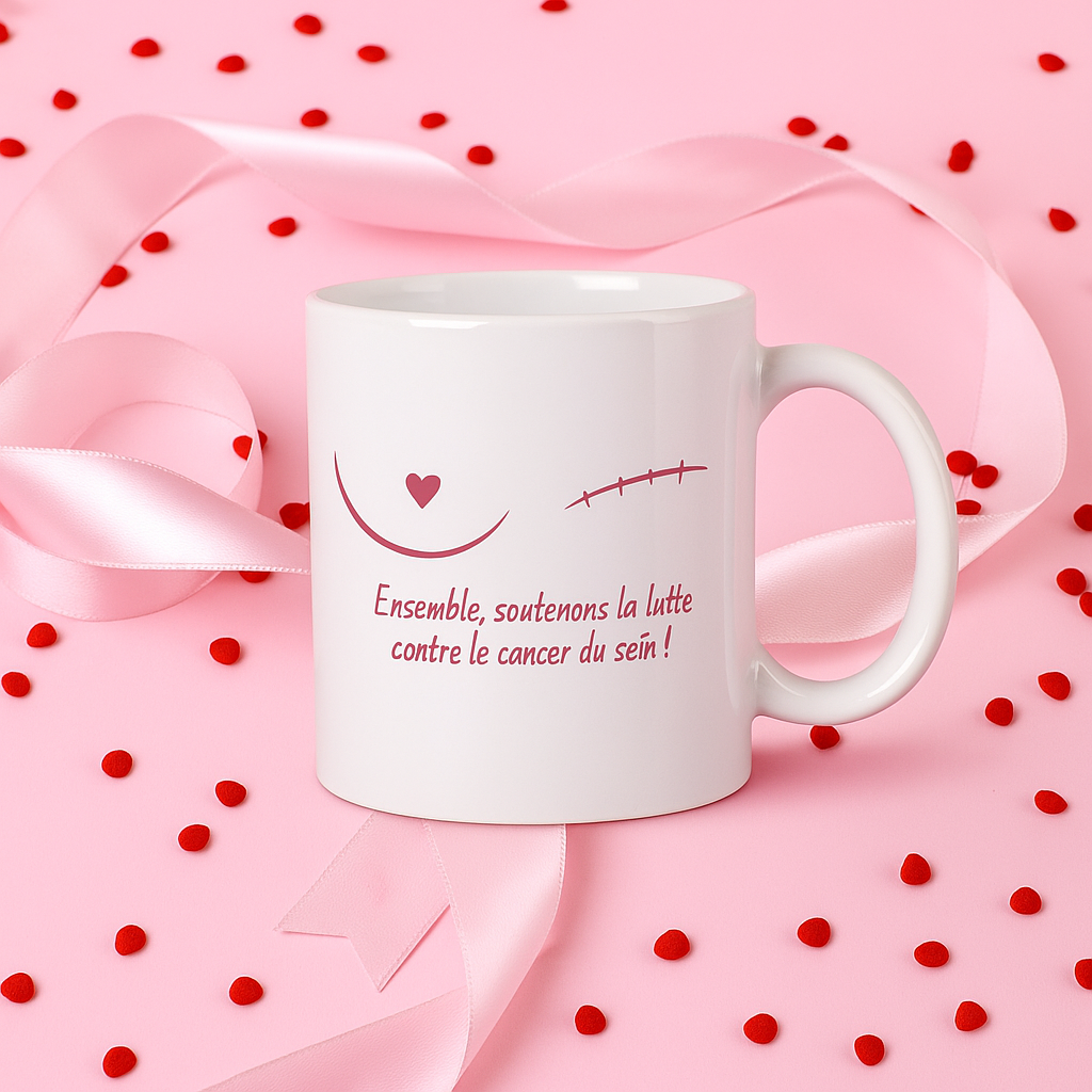 Mug Octobre Rose Soutien