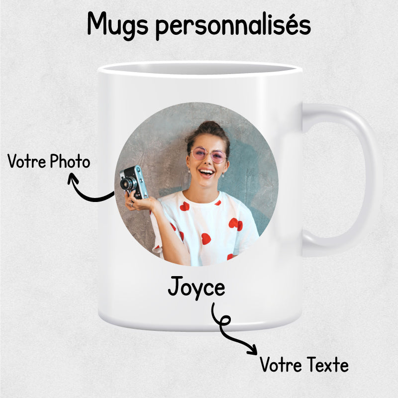 Mug Photo Personnalisé 📸