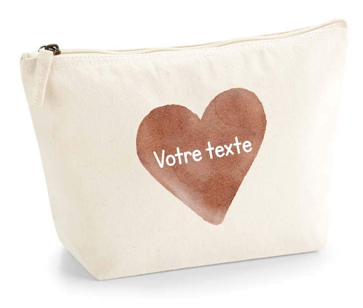 Pochette Coeur Personnalisable