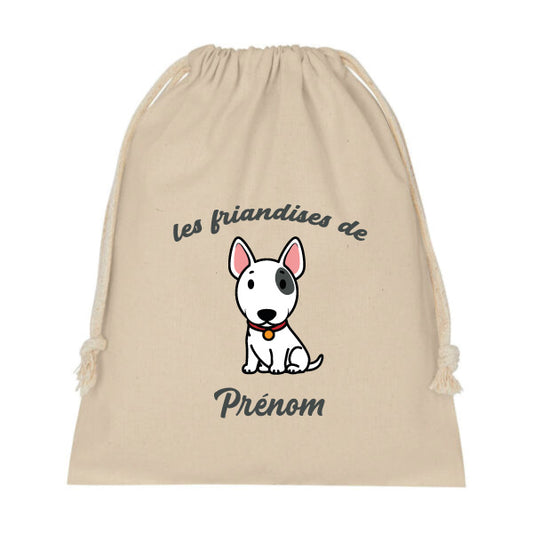 SAC A FRIANDISES POUR CHIEN POUR VOTRE ANIMAL DE COMPAGNIE POUR LES BALADES PERSONNALISABLE AVEC SON PRÉNOM
