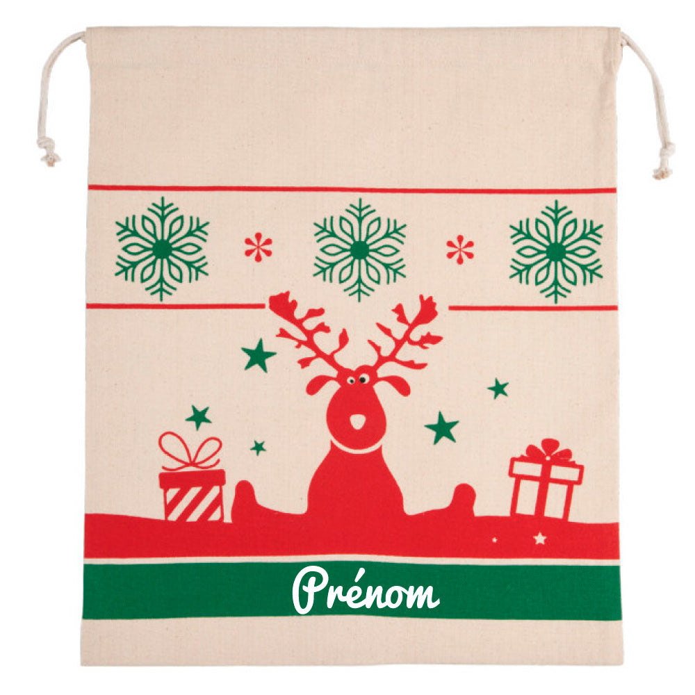SAC DE NOËL PERSONNALISABLE