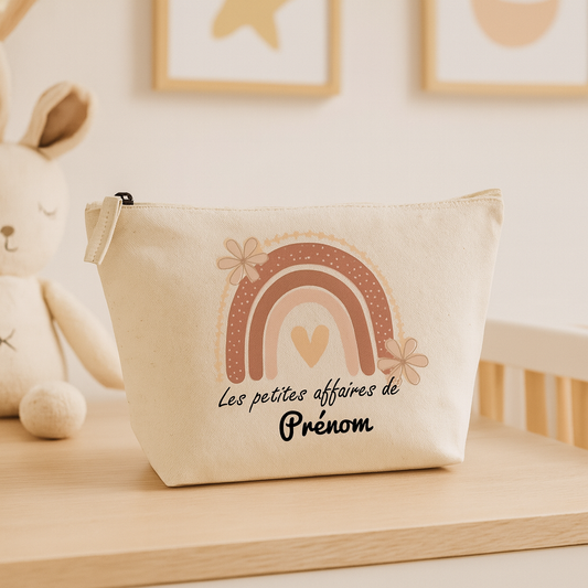 Trousse en Coton Bio Personnalisé